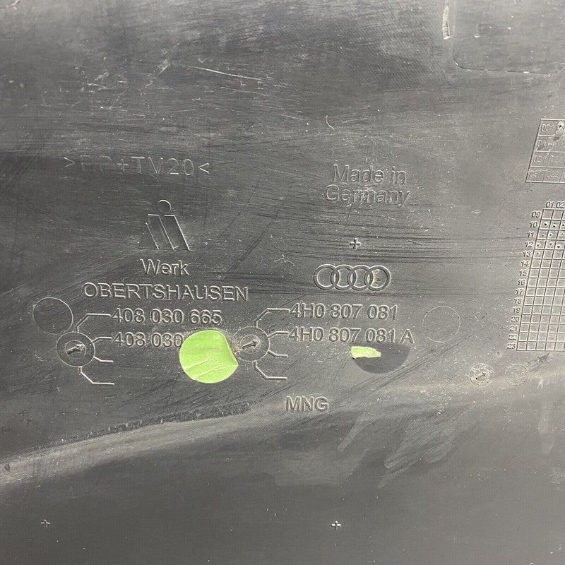 4HO807081 AUDI A8 RADIATOR CORE SIGHT SHIELD COVER 4HO807081 2015 2016 2017 2018 OEM