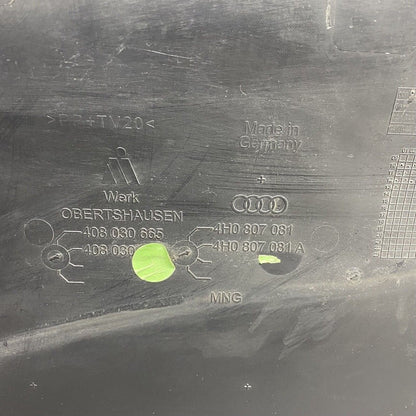4HO807081 AUDI A8 RADIATOR CORE SIGHT SHIELD COVER 4HO807081 2015 2016 2017 2018 OEM
