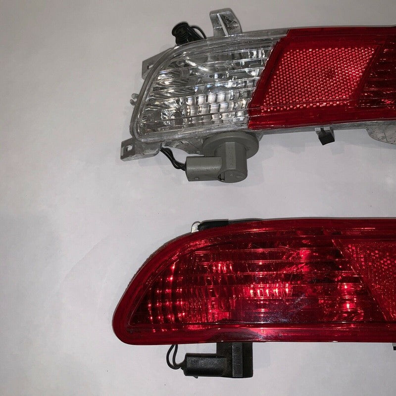 63217165815 BMW 645 LEFT AND RIGHT REVERSE LAMP FOG LIGHT REFLECTOR 2004 2005 2006 2007 OEM