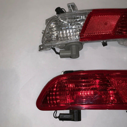 63217165815 BMW 645 LEFT AND RIGHT REVERSE LAMP FOG LIGHT REFLECTOR 2004 2005 2006 2007 OEM