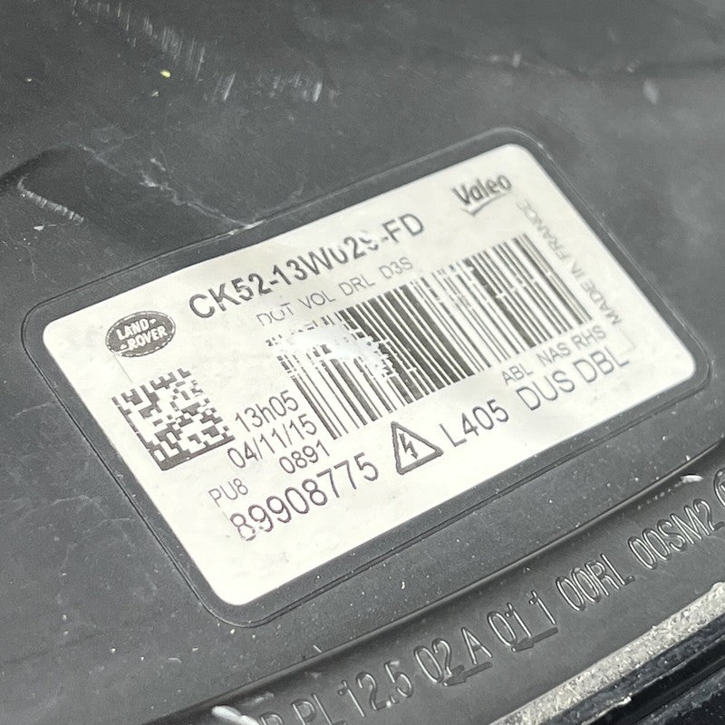 CK52-13W029-FD RANGE ROVER HSE HEADLIGHT RIGHT PASSENGER 2013 2014 2015 2016 2017 XENON OEM