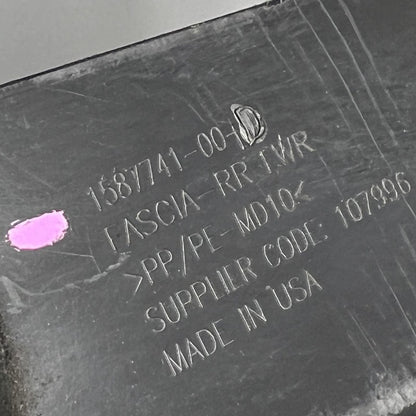 1587741-00-D TESLA MODEL 3 REAR BUMPER LOWER VALANCE 2024 OEM 1587741-00-D