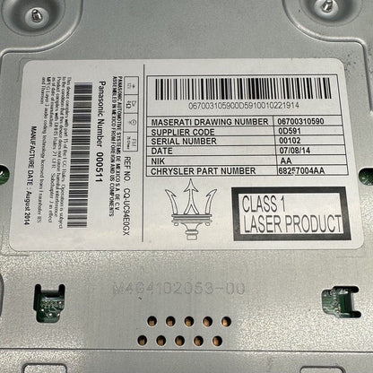 6700310590 MASERATI GHIBLI RADIO RECIEVER COMPUTER MODULE 2014 2015 16 2017 OEM 6700310590