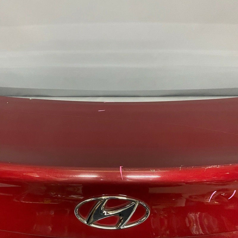 HYUNDAI ELANTRA TRUNK LID SEDAN 2011 2012 2013 RED OEM 