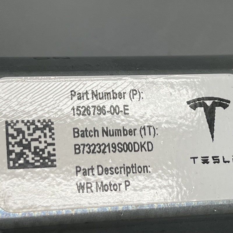 1526796-00-E TESLA MODEL Y REGULATOR MOTOR LEFT FRONT 2020 2021 2022 2023 OEM 1526796-00-E