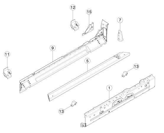 1082282-S0-B TESLA MODEL 3 RIGHT SIDE SILL OUTER PANEL 2017 2018 2019 2020 OEM 1082282-S0-B