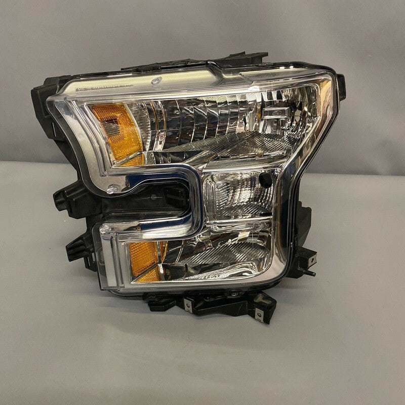 FL34-13006-AU FORD F-150 HEADLIGHT LEFT DRIVER SIDE 2015 2016 2017 HALOGEN OEM