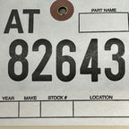 AD43-42626-ADW ASTON MARTIN RAPIDE TRUNK SILL SCUFF PLATE 2010 11 12 13 14 2015 AD43-42626-ADW