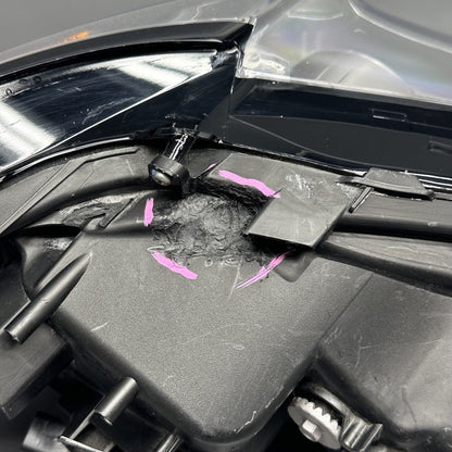 ES300 LEXUS ES300 HEADLIGHT LEFT DRIVER ES350 2016 2017 2018 FULL LED DAMAGED