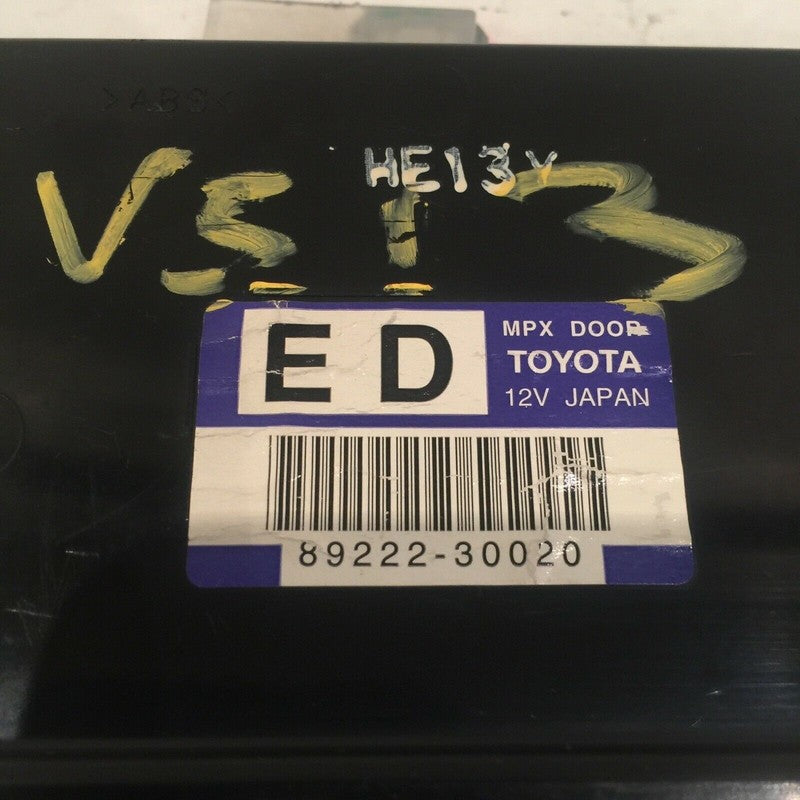 89222-30020 LEXUS GS400 RIGHT FRONT DOOR MULTIPLEX MODULE 1998 99 00 2001 02 2003 2004 2005 