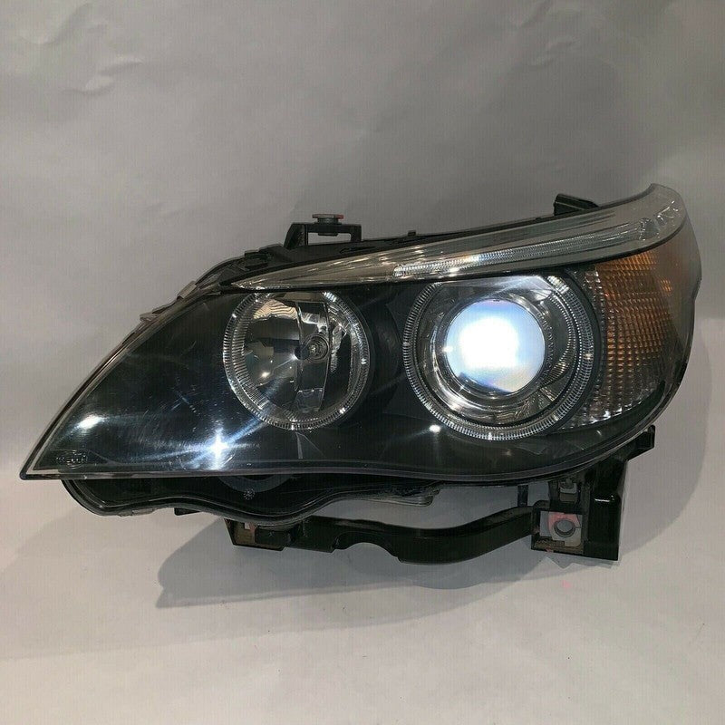 E60 BMW 528 535 E60 HEADLIGHT LEFT DRIVER SIDE 2006 2007 XENON OEM