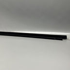 TESLA MODEL X DOOR WINDOW MOLDING LEFT FRONT 2016 17 18 19 2020 OEM 10