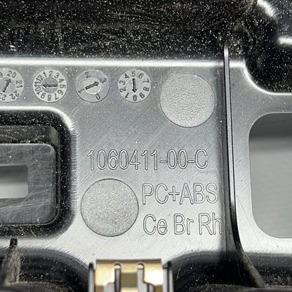 1060411-00-C TESLA MODEL X DOOR TRIM WITH MOUNT RIGHT REAR 2016 17 18 19 20 21 22 2023 OEM