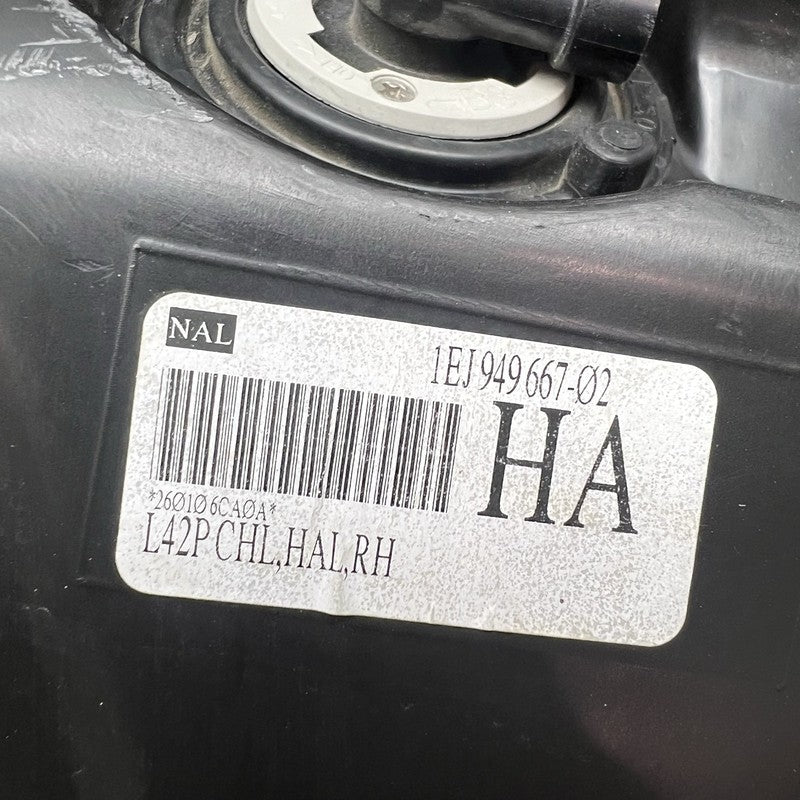 NISSAN ALTIMA HEADLIGHT RIGHT PASSENGER 2019 2020 HALOGEN OEM