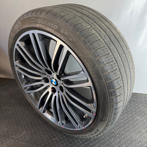 BMW 530I 540I WHEEL RIM REAR 19 INCH 2016 2017 2018 2019 2020 OEM 7855