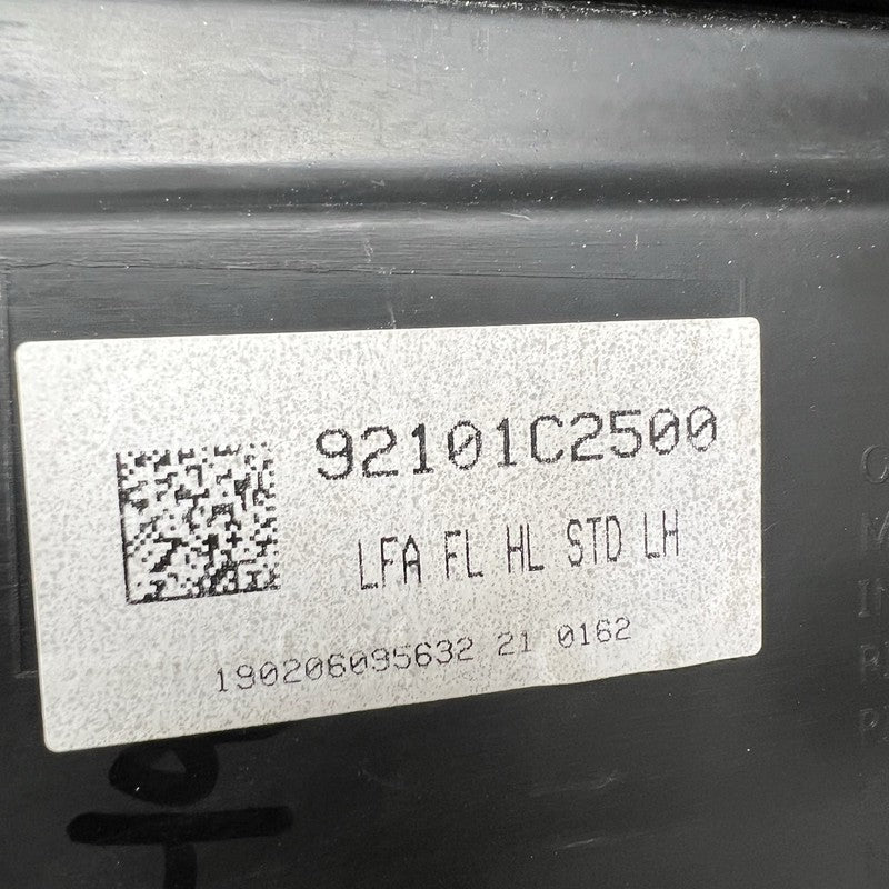 92101-C2500 HYUNDAI SONATA HEADLIGHT LEFT DRIVER 2018 2019 HALOGEN OEM 92101-C2500