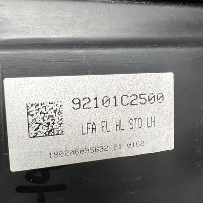 92101-C2500 HYUNDAI SONATA HEADLIGHT LEFT DRIVER 2018 2019 HALOGEN OEM 92101-C2500