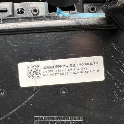 1634347-01-H TESLA MODEL X DOOR PANEL RIGHT FRONT 2021 2022 2023 2024 OEM 1634347-01-H