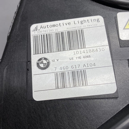 7460617 BMW X5 HEADLIGHT LEFT DRIVER X6 7460617 2014 2015 2016 2017 XENON OEM