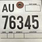 1495740-00-E TESLA MODEL Y QUARTER GLASS LEFT REAR 2020 2021 2022 2023 OEM 1495740-00-E