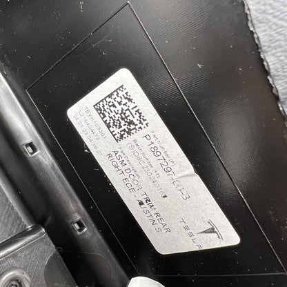 1897297-00-B TESLA MODEL Y DOOR PANEL RIGHT REAR 2021 2022 2023 2024 OEM 1897297-00-B