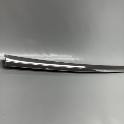 1032250-00-B TESLA MODEL X DOOR CHROME RIGHT REAR UPPER 2016 2017 18 19 2020 OEM 1032250-00-B