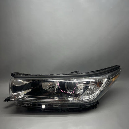 TOYOTA HIGHLANDER HEADLIGHT LEFT DRIVER 2017 2018 2019 HALOGEN