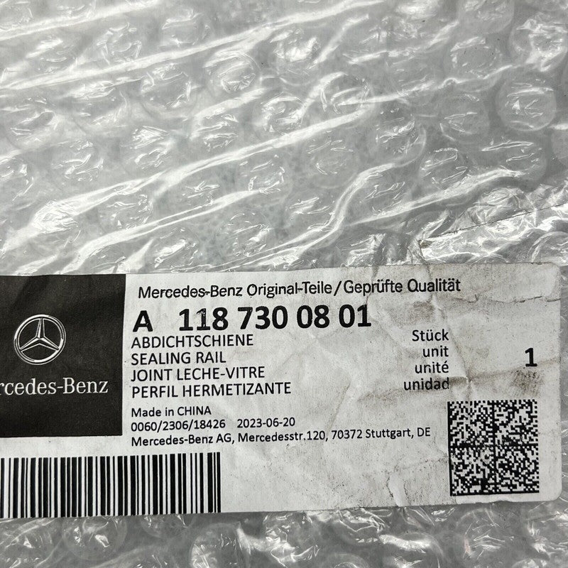 A1187301900 MERCEDES BENZ CLA250 DOOR BELT MOLDING LEFT REAR 2020 21 22 2023 OEM A1187301900