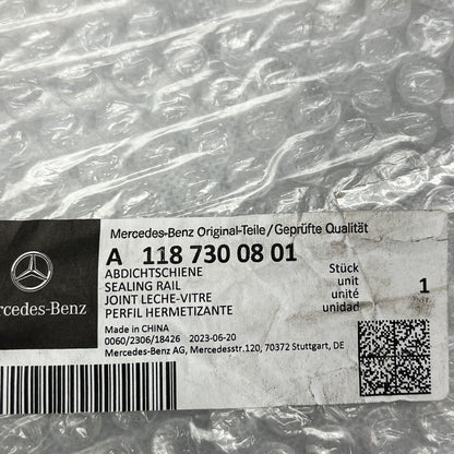 A1187301900 MERCEDES BENZ CLA250 DOOR BELT MOLDING LEFT REAR 2020 21 22 2023 OEM A1187301900