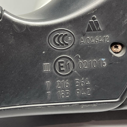 528 BMW 528 MIRROR RIGHT PASSENGER 535 2011 2012 2013 2014 2015 2016 OEM 