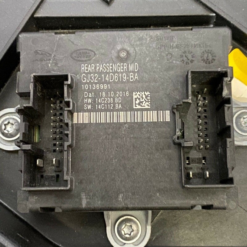 BJ3224766AE RANGE ROVER EVOQUE DOOR INNER PANEL CONTROL MODULE RIGHT REAR 2016 2017 18 2019