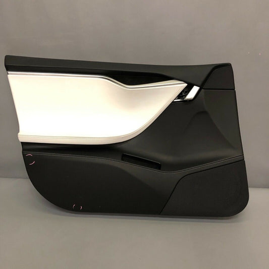 6007456-00 TESLA MODEL S LEFT FRONT CARRIER DOOR TRIM 2012 2013 2014 2015 OEM