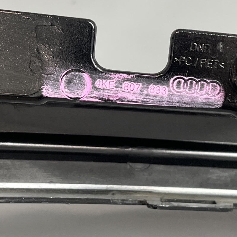 4KE807833 AUDI E-TRON REAR BUMPER LIP SPOILER VALANCE 2020 2021 2022 2023 OEM 4KE807833