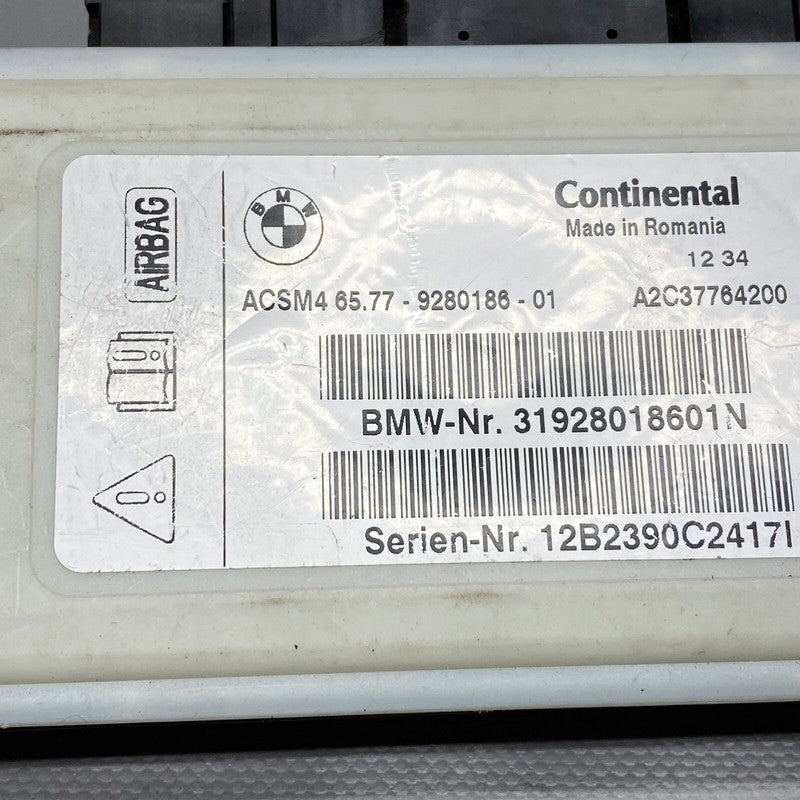 6577-9280186-01 BMW X3 SAFETY CONTROL MODULE 6577-9280186-01 2011 2012 2013 2014 2015 2016 2017 