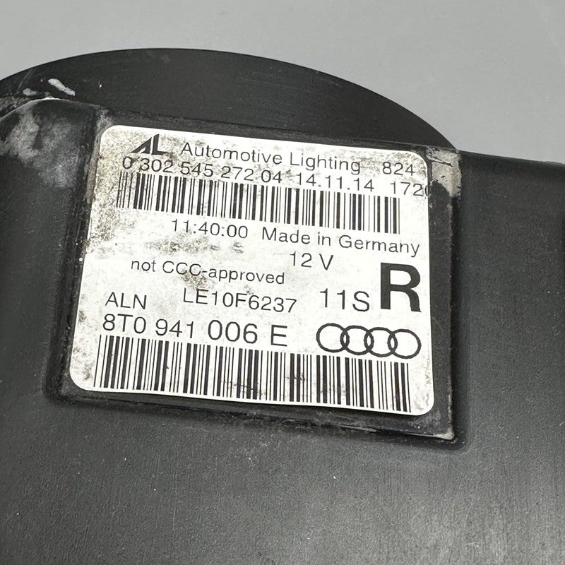 8T0941006E AUDI A5 HEADLIGHT RIGHT PASSENGR 2013 2014 2015 16 2017 BI- XENON OEM 8T0941006E