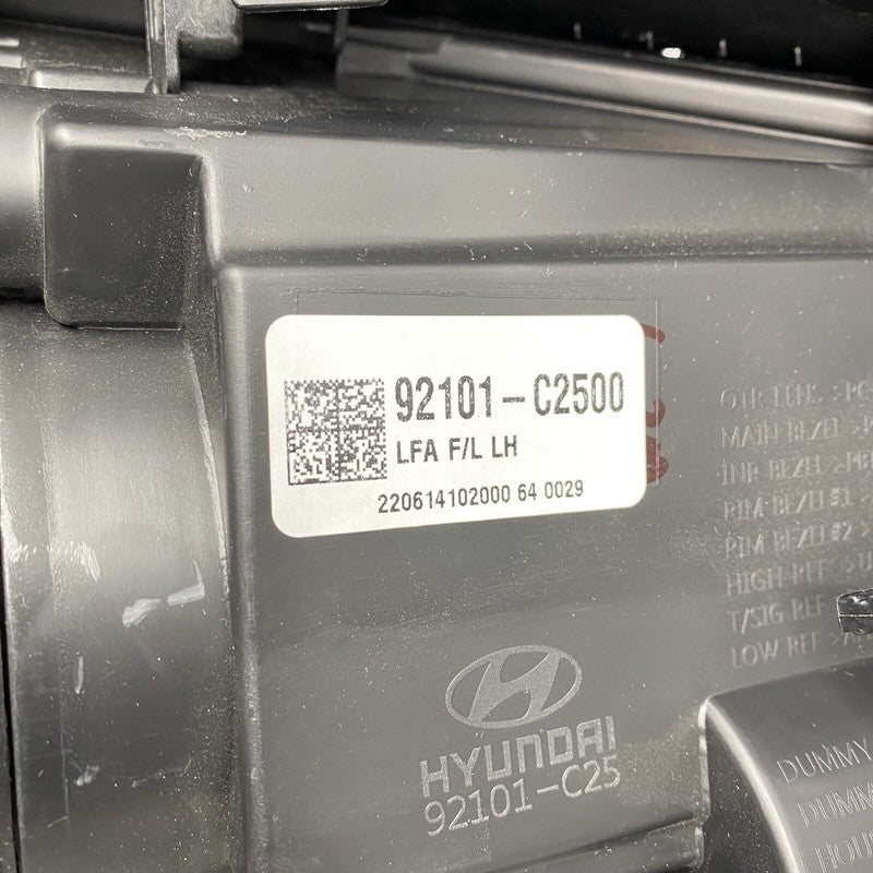 92101-C2500 HYUNDAI SONATA HEADLIGHT LEFT DRIVER 92101-C2500 2018 2019 HALOGEN OEM 