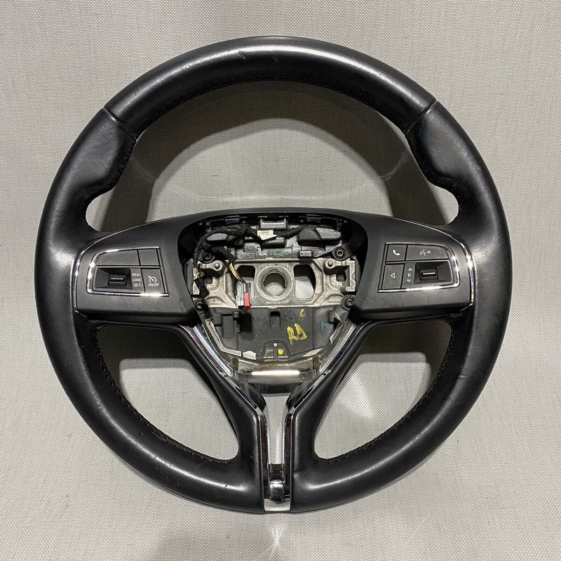 MASERATI GHIBLI STEERING WHEEL LEATHER BLACK 1033614 2014 2015 2016 OE