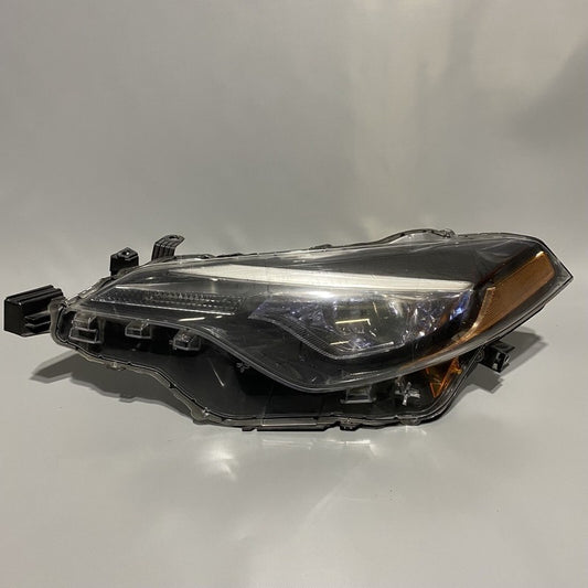 TOYOTA COROLLA HEADLIGHT LEFT DRIVER HALOGEN 2017 2018 2019 OEM