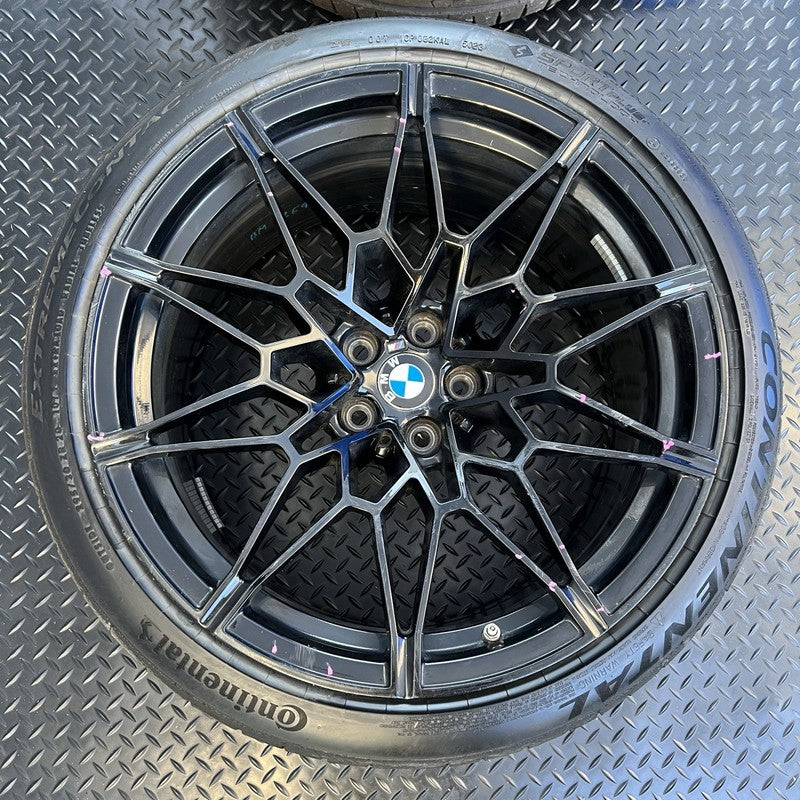 8093839 BMW M4 WHEEL RIM SET 19 & 20 INCH M3 G80 2021 2022 2023 2024 2025 OEM 8093839