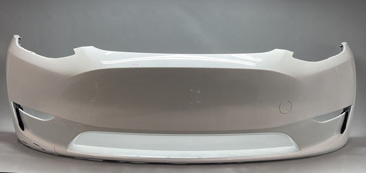 1687994-TX-A TESLA MODEL Y FRONT BUMPER 2023 2024 OEM NON SENSOR TYPE