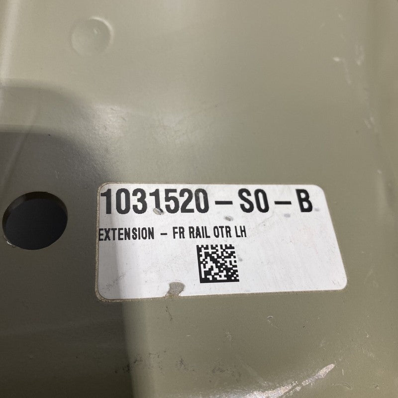 1031520-s0-b TESLA MODEL S EXTENSION RAIL OUTER LEFT FRONT 2016 2017 2018 2019 2020 OEM