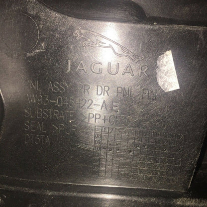 AW93-045H22-AE JAGUAR XF RIGHT REAR INTERIOR DOOR PANEL 2008 2009 2010 2011 OEM