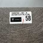 1089752-00-A TESLA MODEL X REAR 2ND ROW FLOOR CARPET 2016 2017 2018 2019 2020 OEM