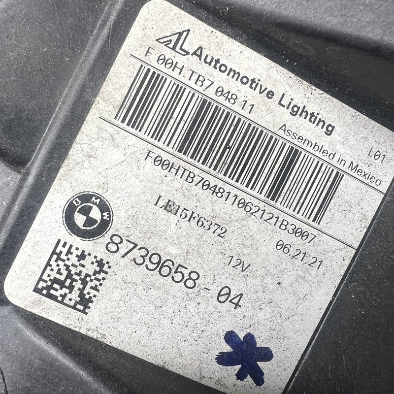 8739658-04 BMW X3 HEADLIGHT RIGHT PASSENGER 2018 2019 2020 2021 ADAPTIVE LED X4 8739658-04