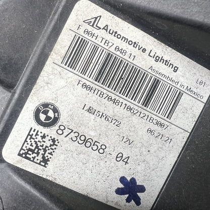 8739658-04 BMW X3 HEADLIGHT RIGHT PASSENGER 2018 2019 2020 2021 ADAPTIVE LED X4 8739658-04