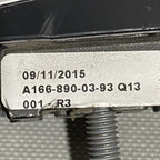 A166-890-0393 MERCEDES BENZ GLE400 ROOF RACK LEFT 2012 2013 2014 2015 2016 2017 2018 2019 OEM