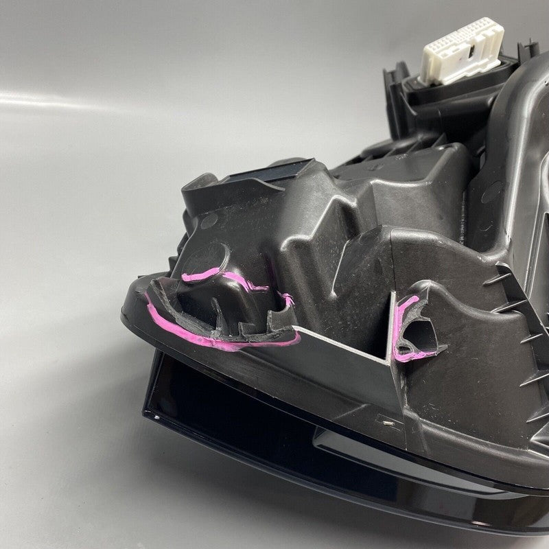 1563713-99-B TESLA MODEL S PLADE HEADLIGHT LEFT DRIVER 2021 2022 2023 LED OEM DAMAGED