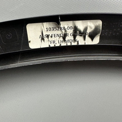 1035288-00-N TESLA MODEL X FENDER FLARE LEFT FRONT 1035288-00-N 2016 2017 2018 2019 2020 OEM