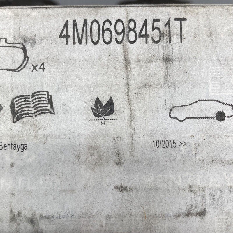 BENTLEY BENTAYGA REAR BRAKE PADS 2017 2018 2019 2020 2021 2022 2023 OEM 