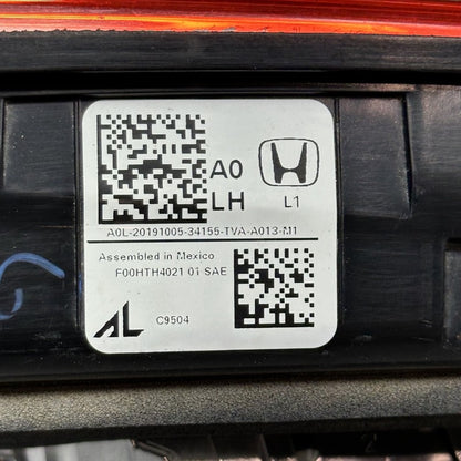 HONDA ACCORD TAIL LIGHT LEFT INNER 2018 2019 2020 2021 2022 OEM